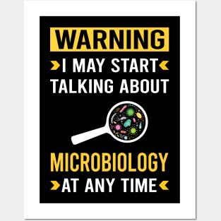 Warning Microbiology Microbiologist Posters and Art